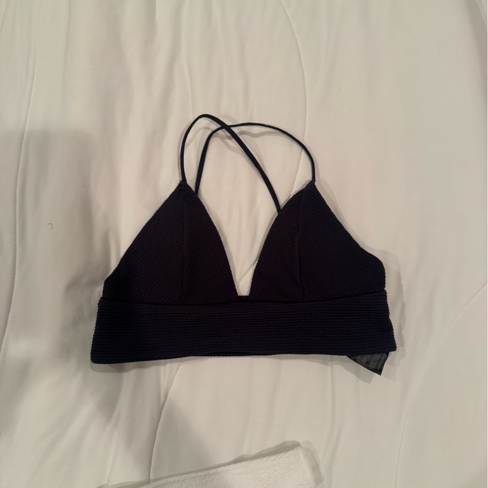 H&M Navy Blue Bikini Top